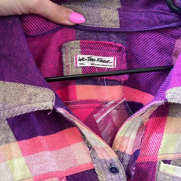 We The Free - NWOT So Long Summer Plaid Top - Picture 5 of 5